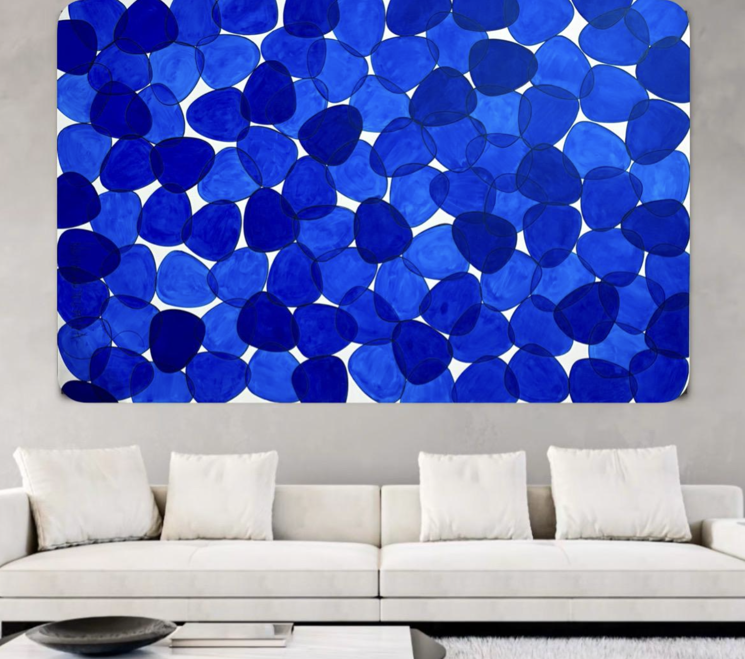 Mosaïque Bleue